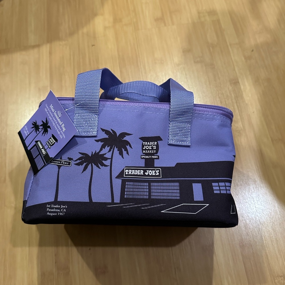 Trader Joe's Pink Insulated Tote Bag